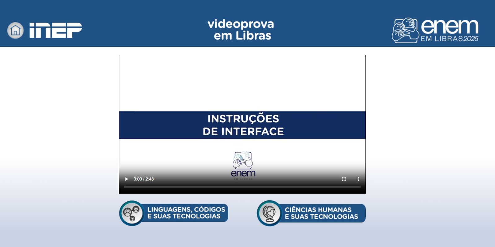 Plataforma Enem Libras ganha atualização com provas de 2017 a 2025