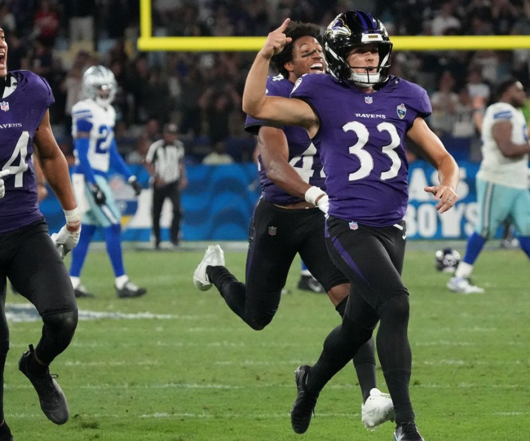 No último segundo, Baltimore Ravens batem Dallas Cowboys no Rio