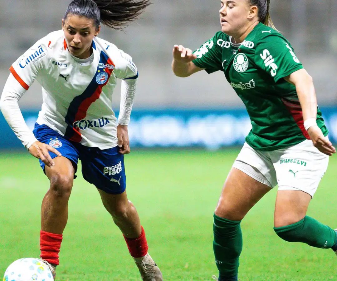 Brasileirão Feminino: Bahia e Palmeiras ficam no 1 a 1 pelas quartas