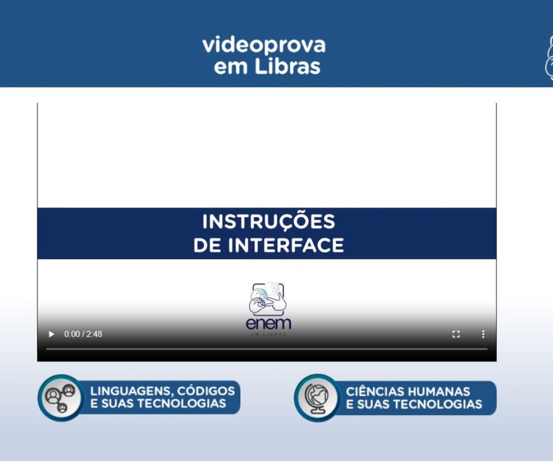 Plataforma Enem Libras ganha atualização com provas de 2017 a 2025
