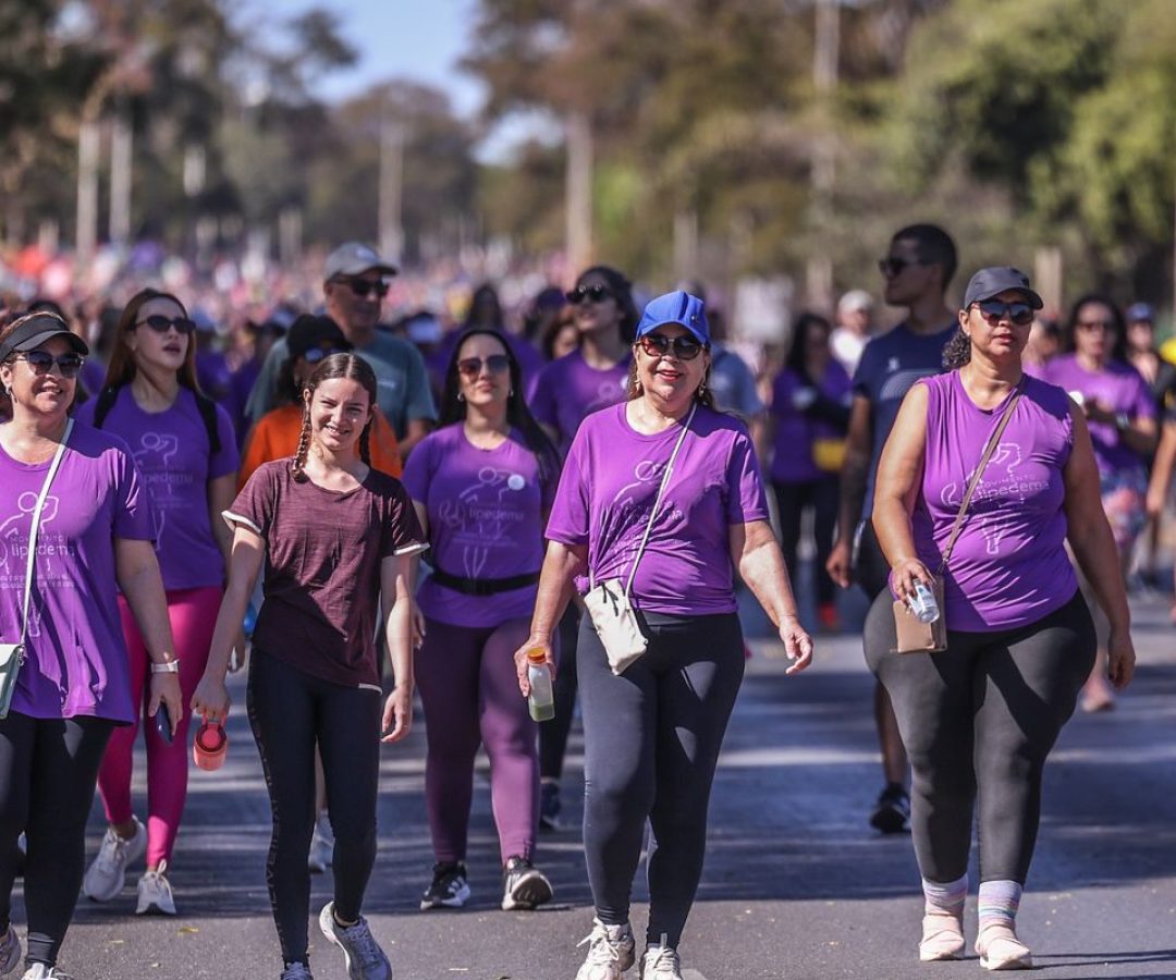 Caminhadas buscam conscientizar população sobre lipedema