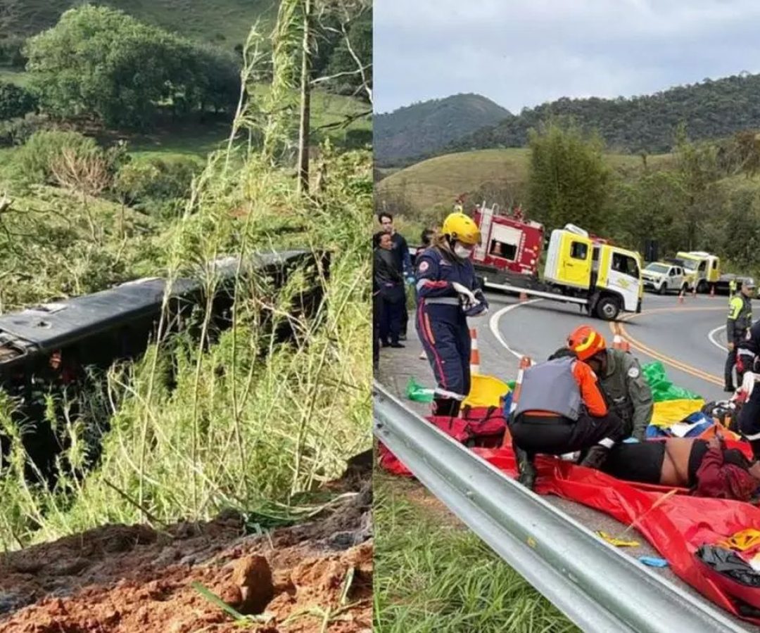 Cinco pessoas morrem em acidente com ônibus no interior de SP